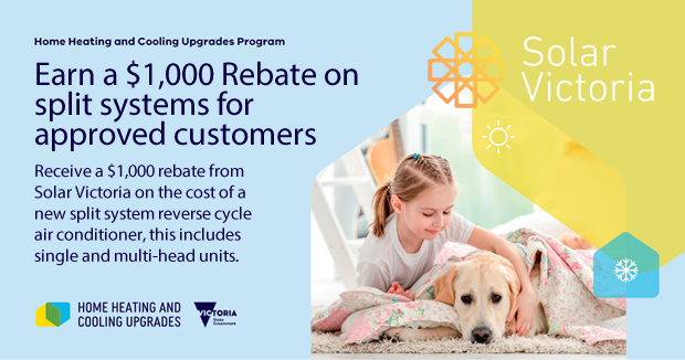 Earn a $1,000 Rebate on split systems for approved customers.